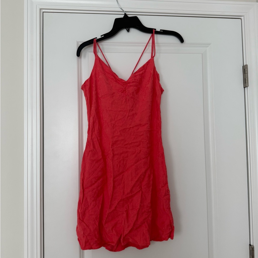 Zara Coral Strappy Dress